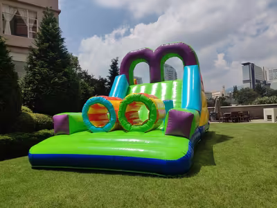 Inflable Extrem con tobogán de altura, renta en CDMX