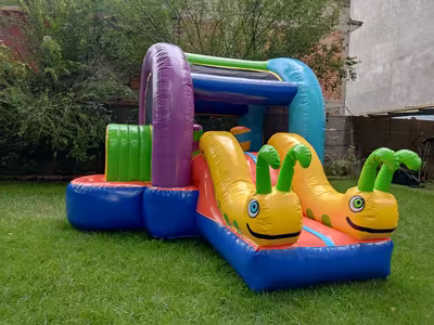 Inflable Gusanitos para grupos grandes de niños