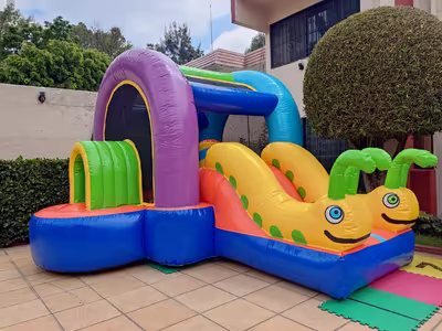 Renta del inflable Gusanitos en CDMX