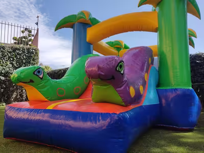 Brincolín de jungla y safari para fiesta infantil