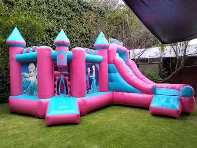 Inflable temático de princesas y hadas para fiesta