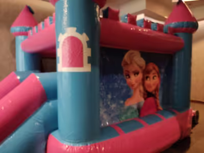 Cumpleaños de niños con inflable montado en CDMX