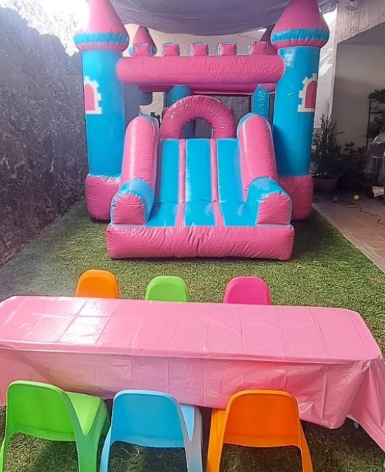 Paquete completo para fiesta infantil con inflable